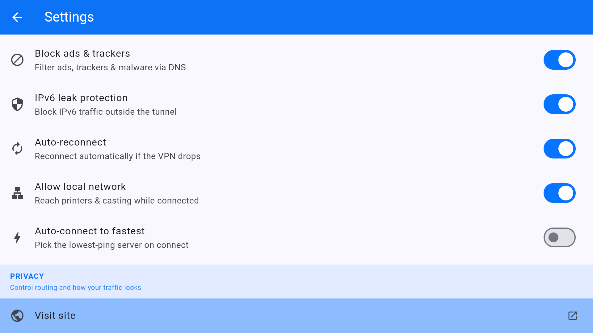 VPN Safe Firestick app connected